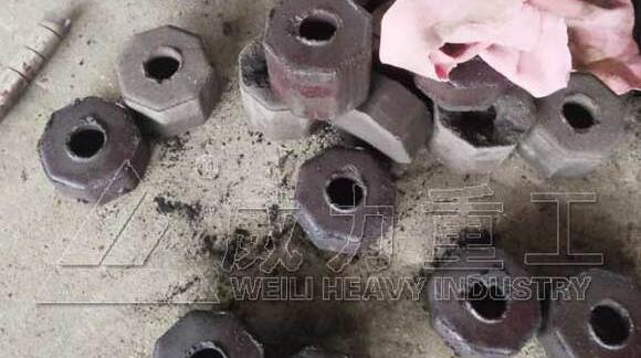 哑铃配重块成型